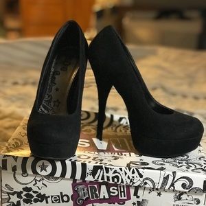 High heel shoes